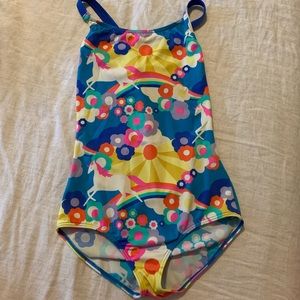 Mini Boden girls one piece swimsuit size 9-10